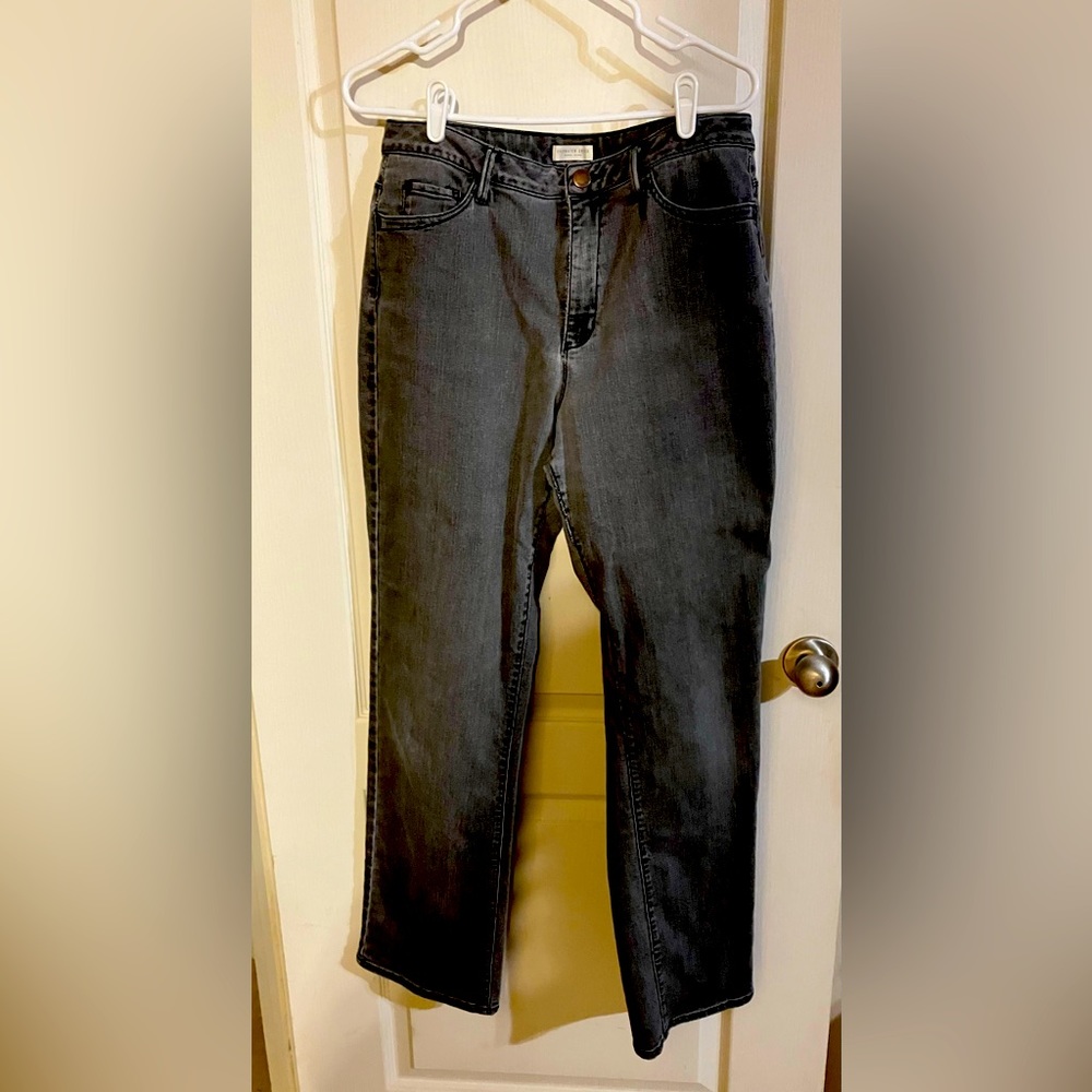 Coldwater Creek Grey Jeans. Size 12. Inseam 32. Lovingly worn. Good condition.